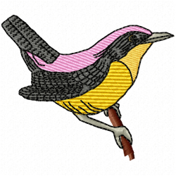 Small Birds Embroidery Design 4